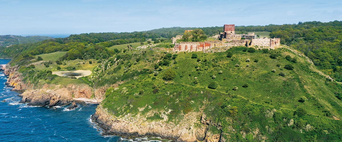 A view over the island of Bornholm